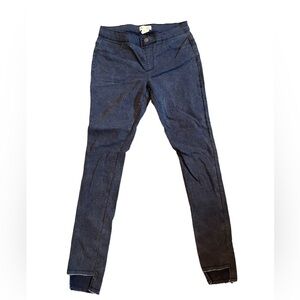 La Winner denim stretch leggings size large NWOT